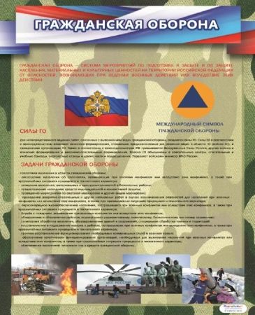 Стенд «Гражданская оборона»